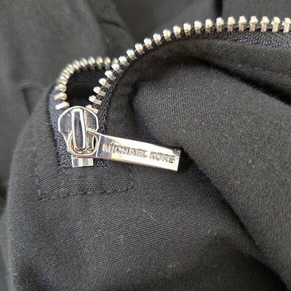 Michael Michael Kors Front Zip Belted Utility Dress Size Large - Picture 7 of 9